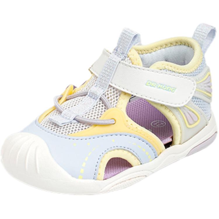 

Нескользящие и дышащие низкие туфли для малышей Dr.Kong, фиолетовый/желтый/бежевый