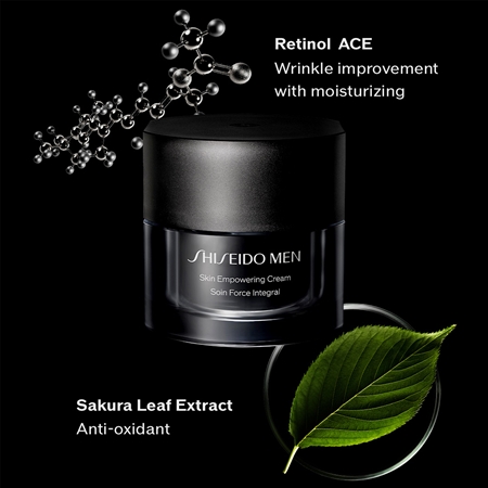 Крем для лица Shiseido — Укрепляющий для уменьшения морщин Men Skin Empowering Advanced Cream, 50 мл — фото 4