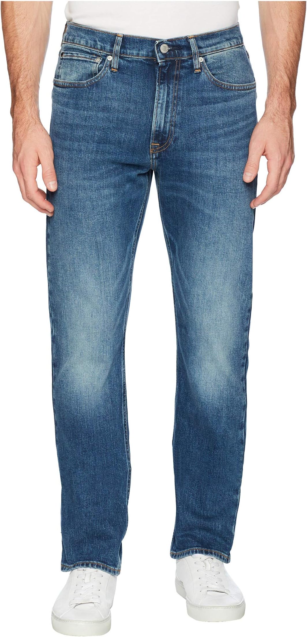 

Джинсы Calvin Klein Straight Fit, цвет Houston Mid Blue