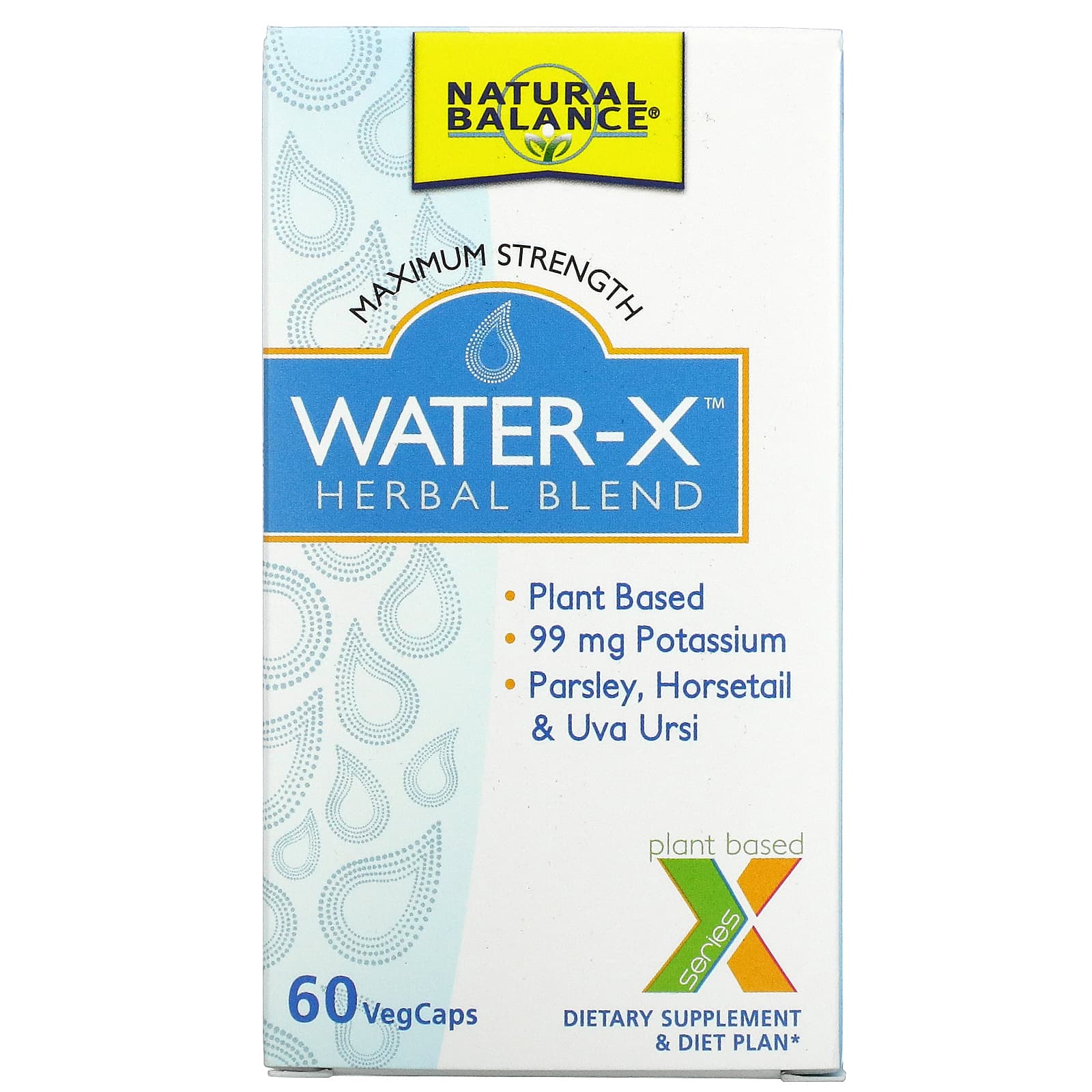 

Natural Balance Water-X Herbal Blend 60 Veggie Caps