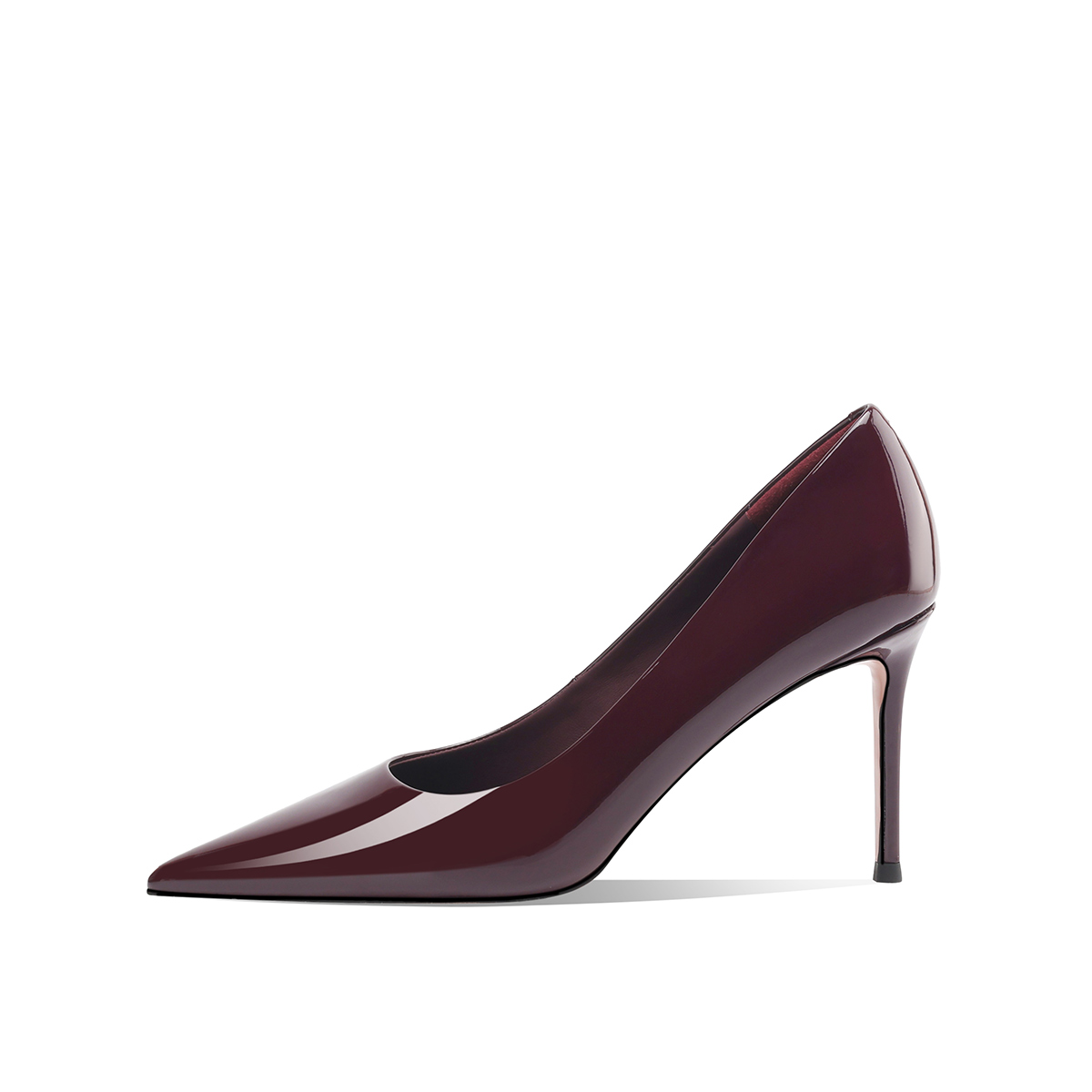Туфли на тонком каблуке высотой 8,5 см для женщин Rosa Bianca, Grape Purple (Sheepskin Lining)