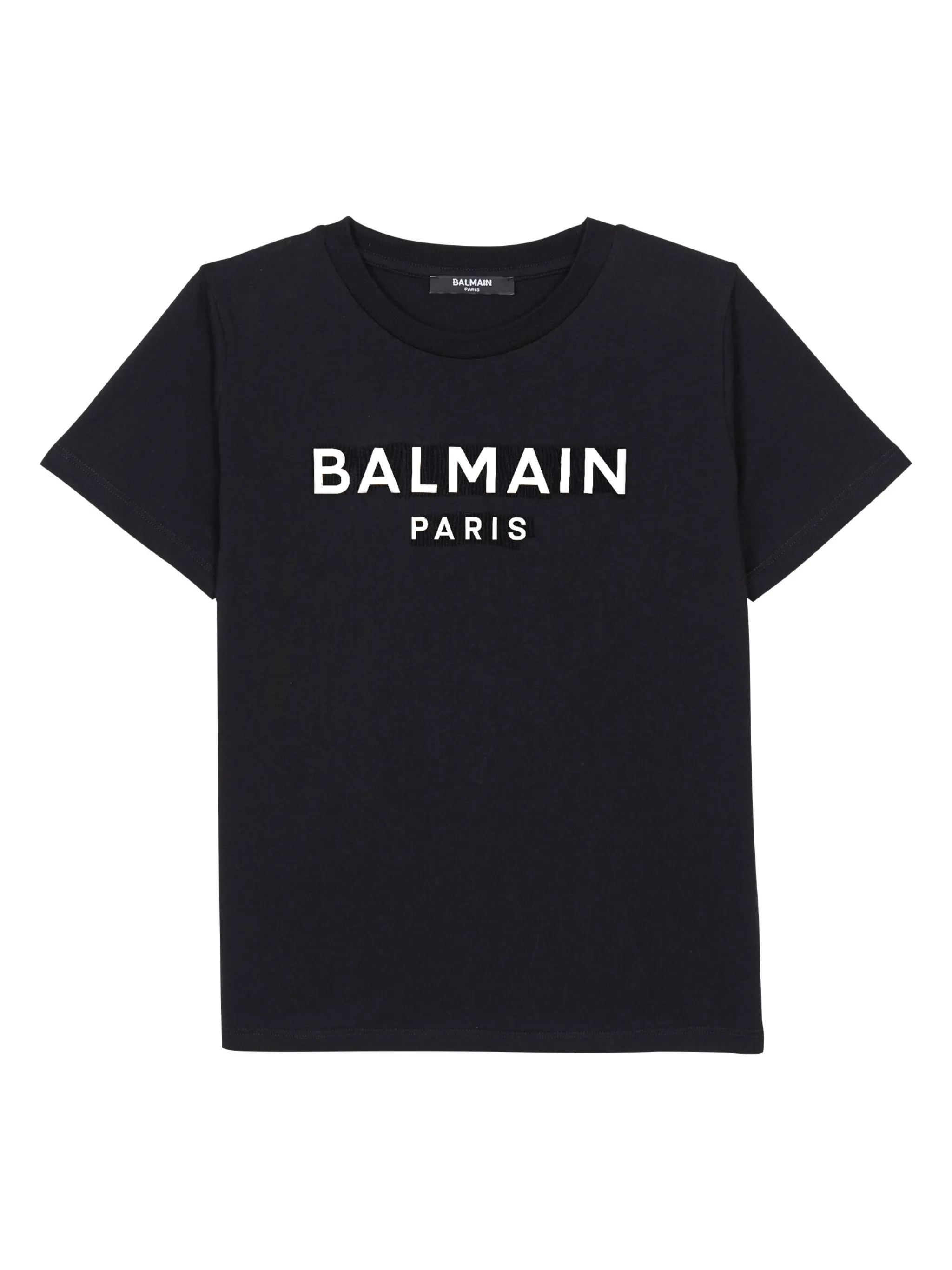 

Футболка с логотипом Balmain Kids, черный
