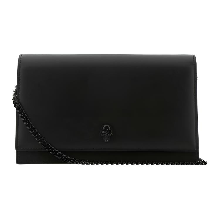 

Alexander McQueen Кожаная сумка через плечо, черная