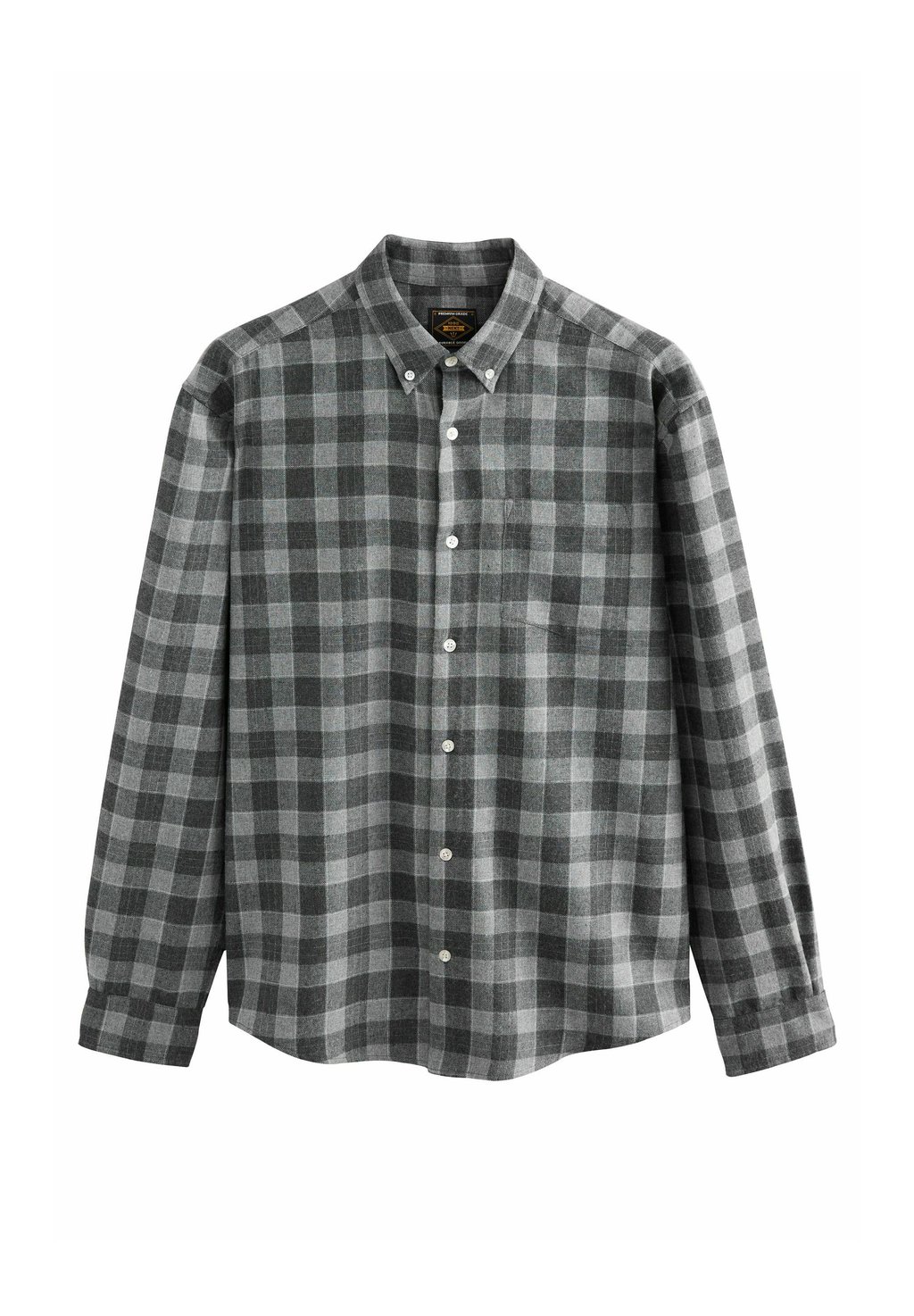 

Рубашка REGULAR FIT -CHECK LONG SLEEVE Next, серый