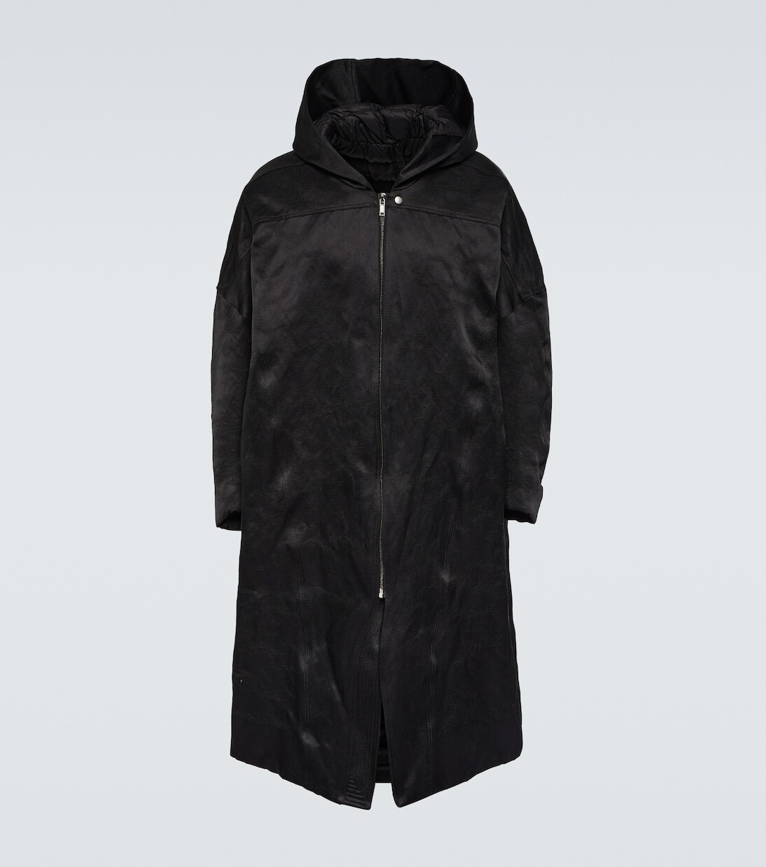 

Пуховик jumbo peter из хлопка и шелка Rick Owens, черный
