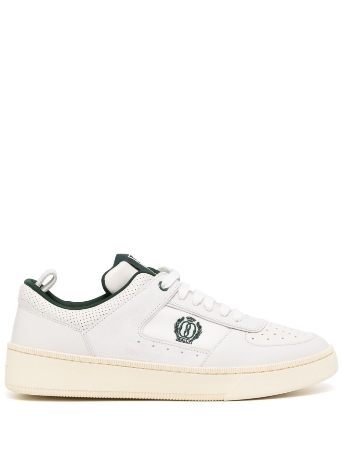 

Кроссовки Bally with Inserts and Embroidered Logo, белый/черный