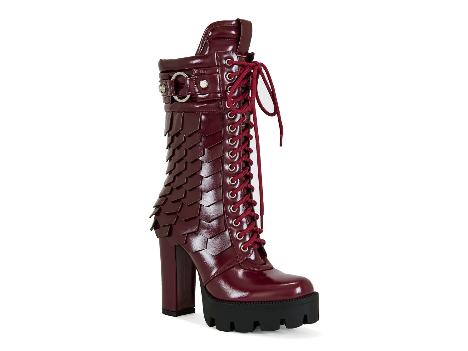 Ботинки Azalea Wang Gernot Platform Bootie, красный