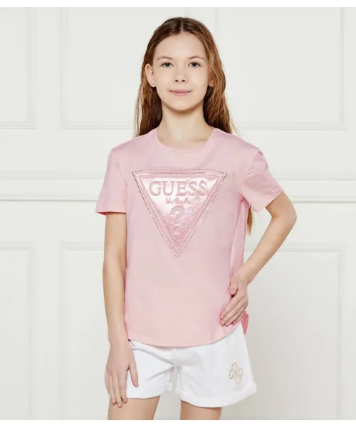 

Футболка Regular fit Guess, розовый