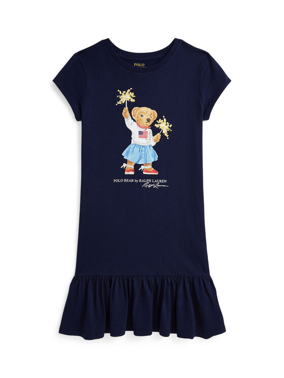 

Платье на каждый день обычный крой 313982151001 Polo Ralph Lauren, синий