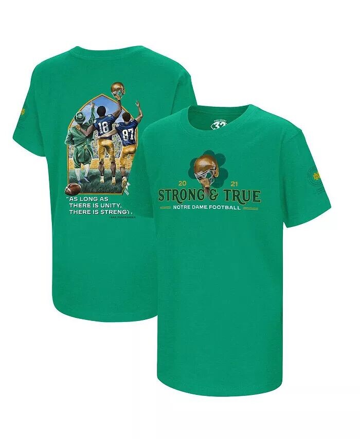 

Зеленая футболка Big Boys Notre Dame Fighting Irish 2021 Colosseum, зеленый