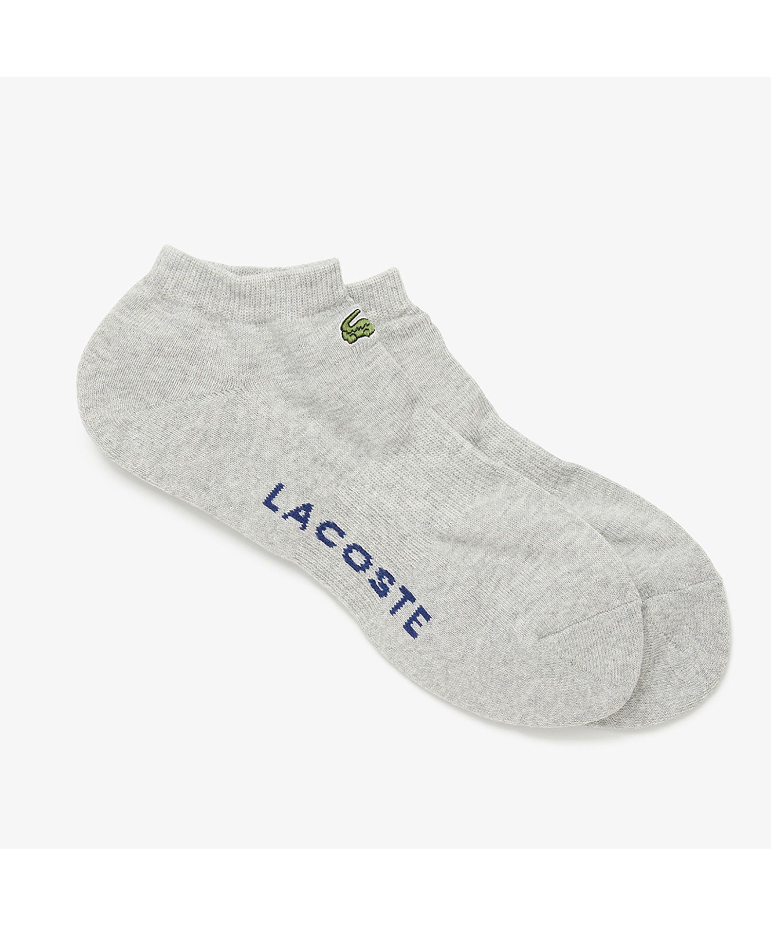Носки LACOSTE до колена, серые