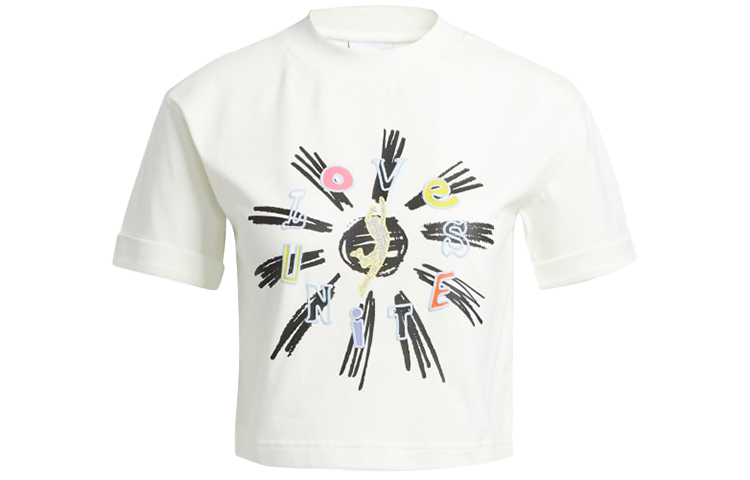 

Укороченный топ женский цвета экрю Adidas Originals, Ecru