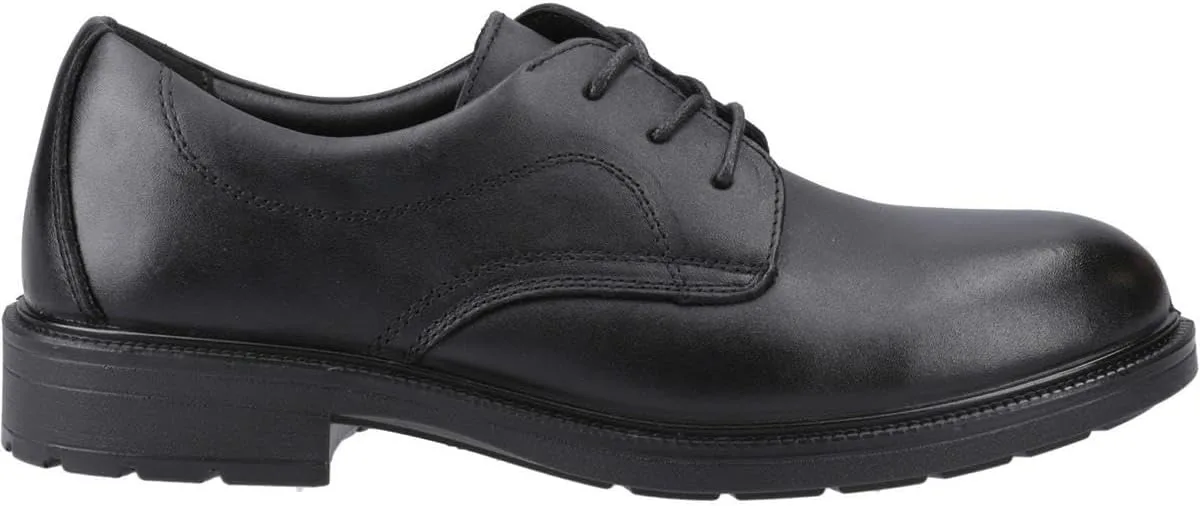 Мужские легкие кожаные туфли Amblers York, пропитанные маслом Amblers Safety, черный