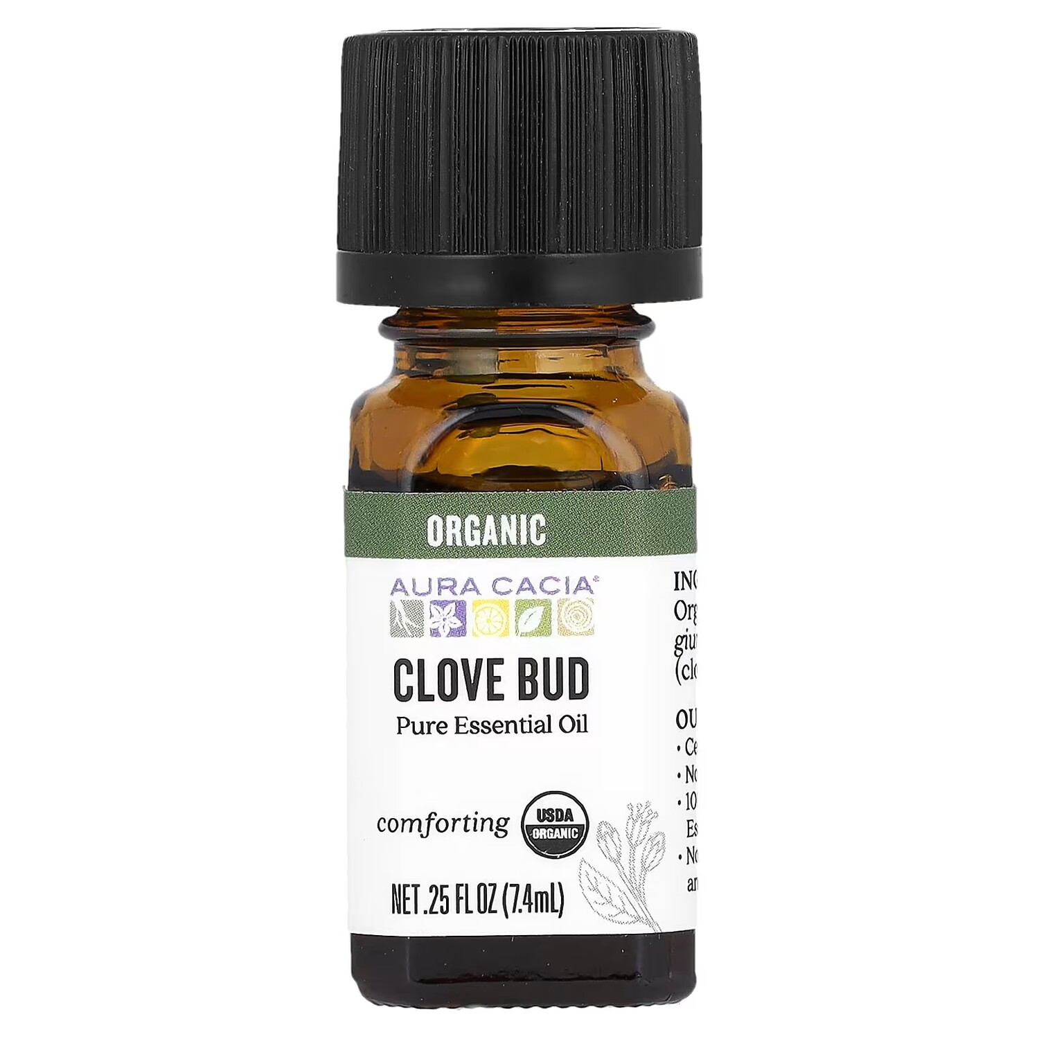 

Эфирное масло Aura Cacia Pure бутон гвоздики, 7,4 мл
