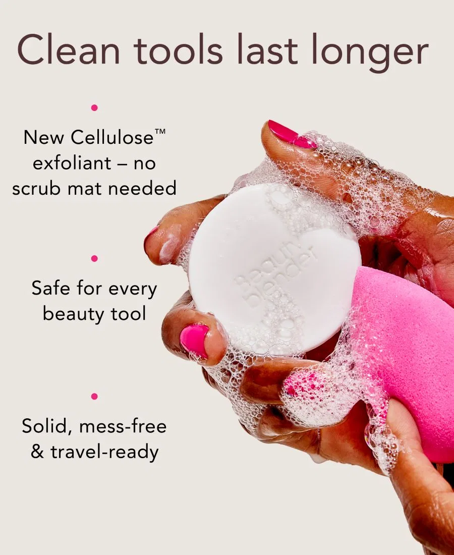 Твердое отшелушивающее мыло Blendercleanser Tool Scrub без запаха, 57 г Beautyblender — фото 4