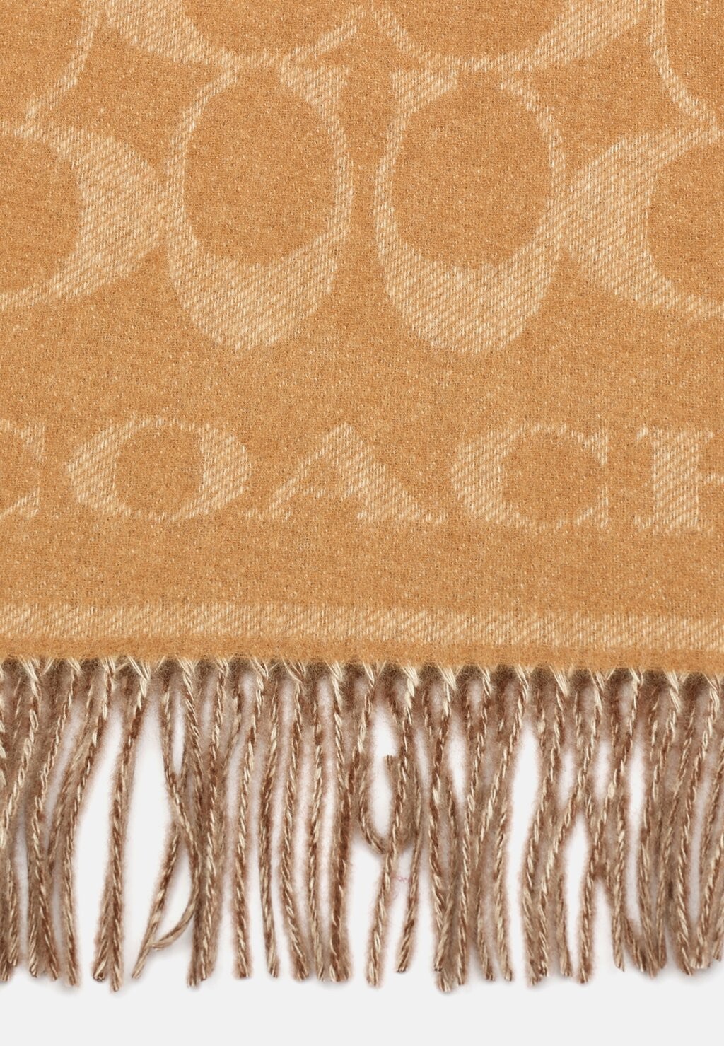 

Шарф SIGNATURE REVERSIBLE COACH, бежевый