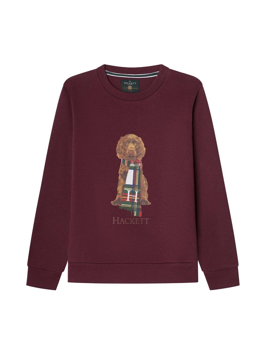 

Толстовка Hackett London Heritage Harry, бургундия