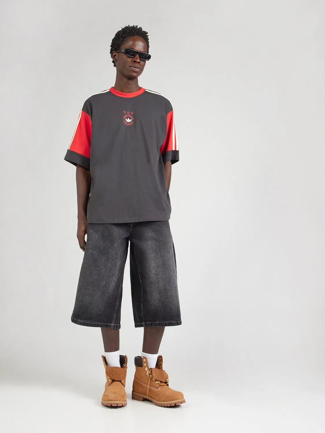 Футболка Adidas Originals, темно-серый — фото 4