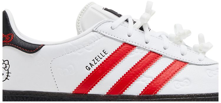 Кроссовки adidas Hello Kitty x Gazelle J '50th Anniversary', белый — фото 2