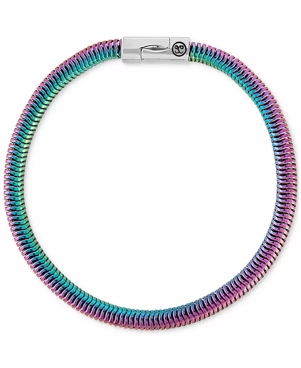 

Браслет-Цепочка «Радужная змея» из анодированной нержавеющей стали, эксклюзивно в Macy's Esquire Men'S Jewelry, multi