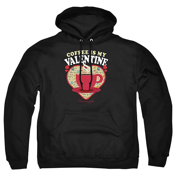 

Толстовка с принтом "Big & tall gilmore girls coffee is my valentine" Licensed Character, Коричневый, Толстовка с принтом "Big & tall gilmore girls coffee is my valentine" Licensed Character