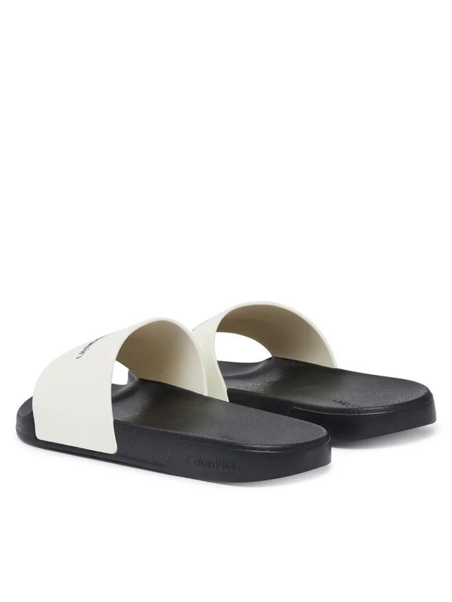 Calvin Klein Ess Slide Monobrand CV HM0HM02107 белые мюли — фото 3
