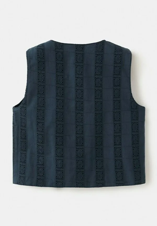 Детский жилет Mango Kids, Blue — фото 2
