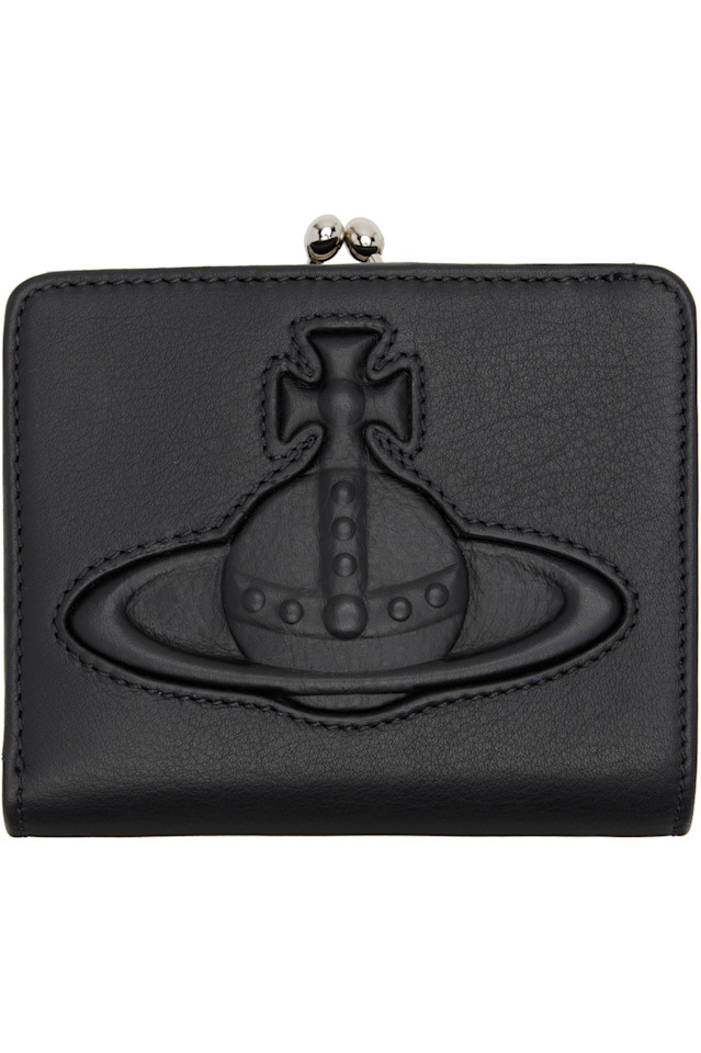

Двустворчатый кошелек с логотипом Vivienne Westwood, черный