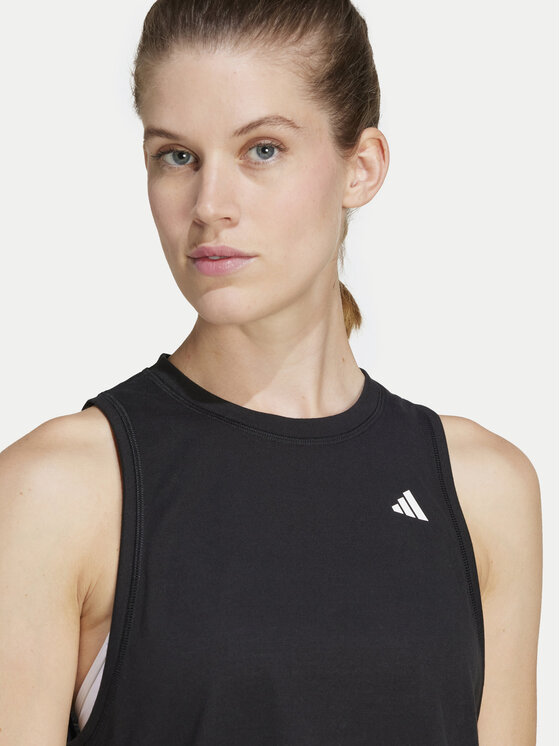 Техническая футболка стандартный крой Train Essentials Boxy Workout JF1025 Adidas, черный — фото 4