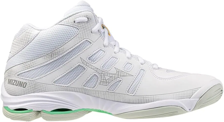 Волейбольные кроссовки Mizuno Wave Voltage 2 Mid, унисекс, для взрослых, White — фото 4
