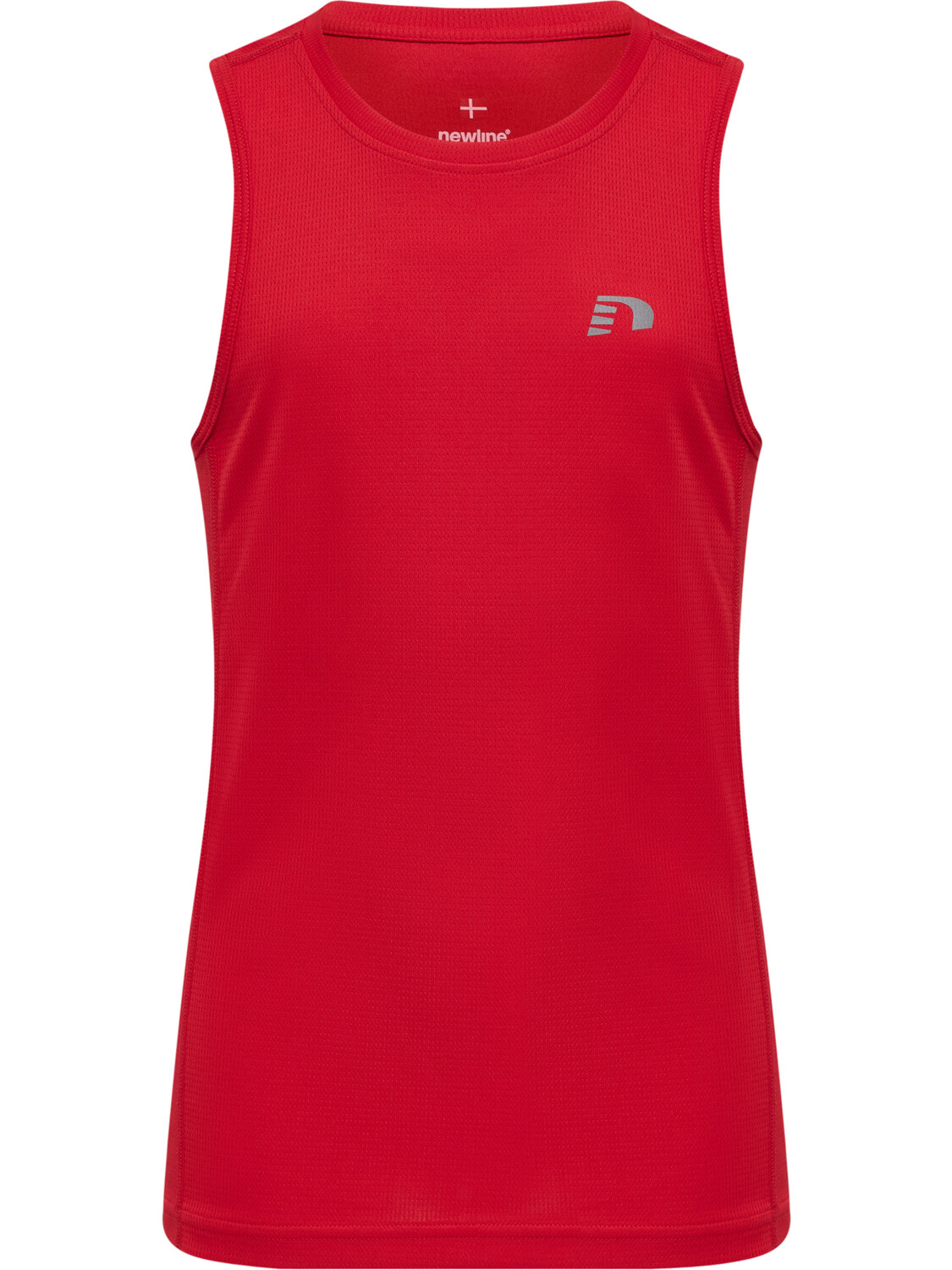 

Футболка Newline S/L Kids Core Running Singlet, цвет TANGO RED