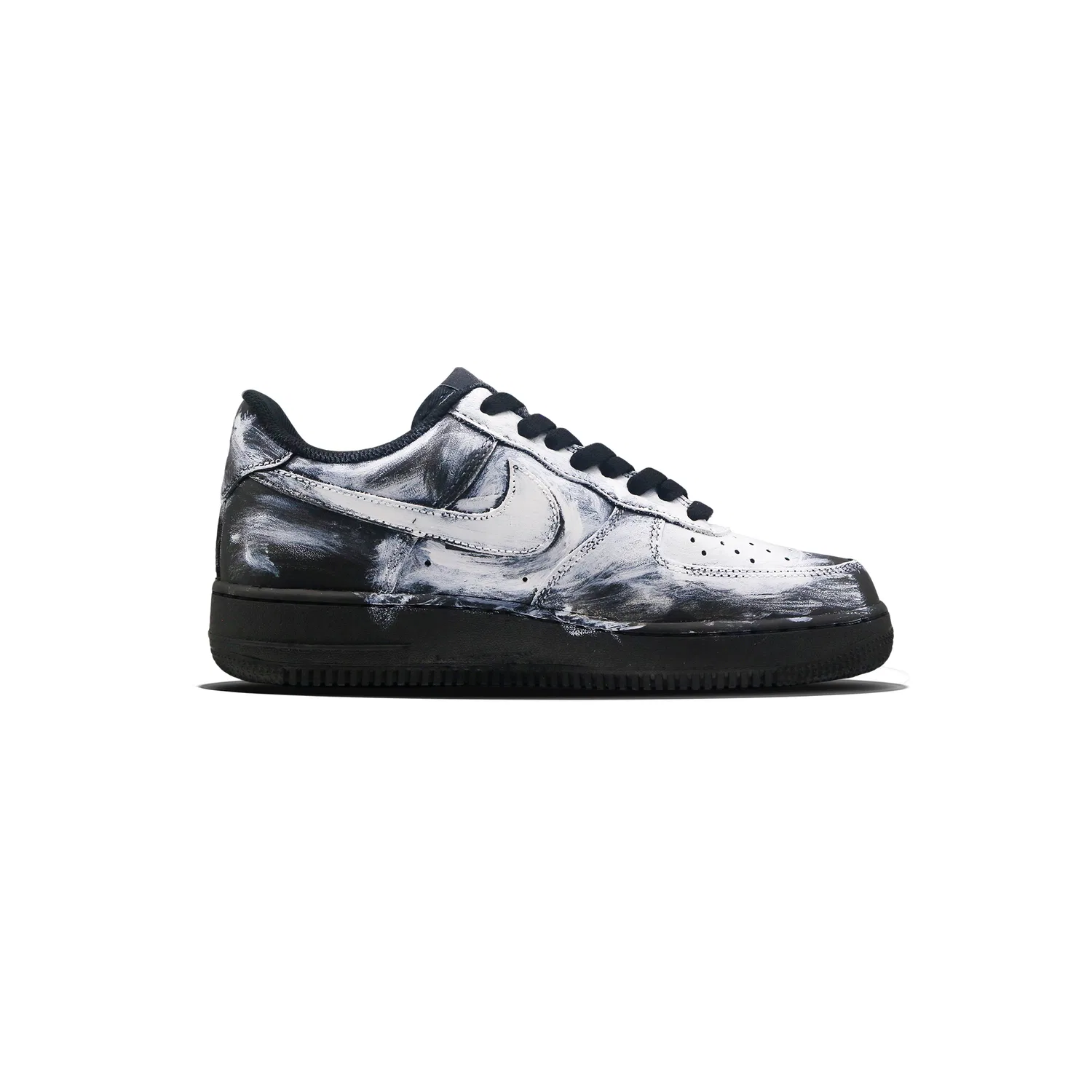 Кроссовки для скейтбординга Nike Air Force 1 Low Black — фото 3