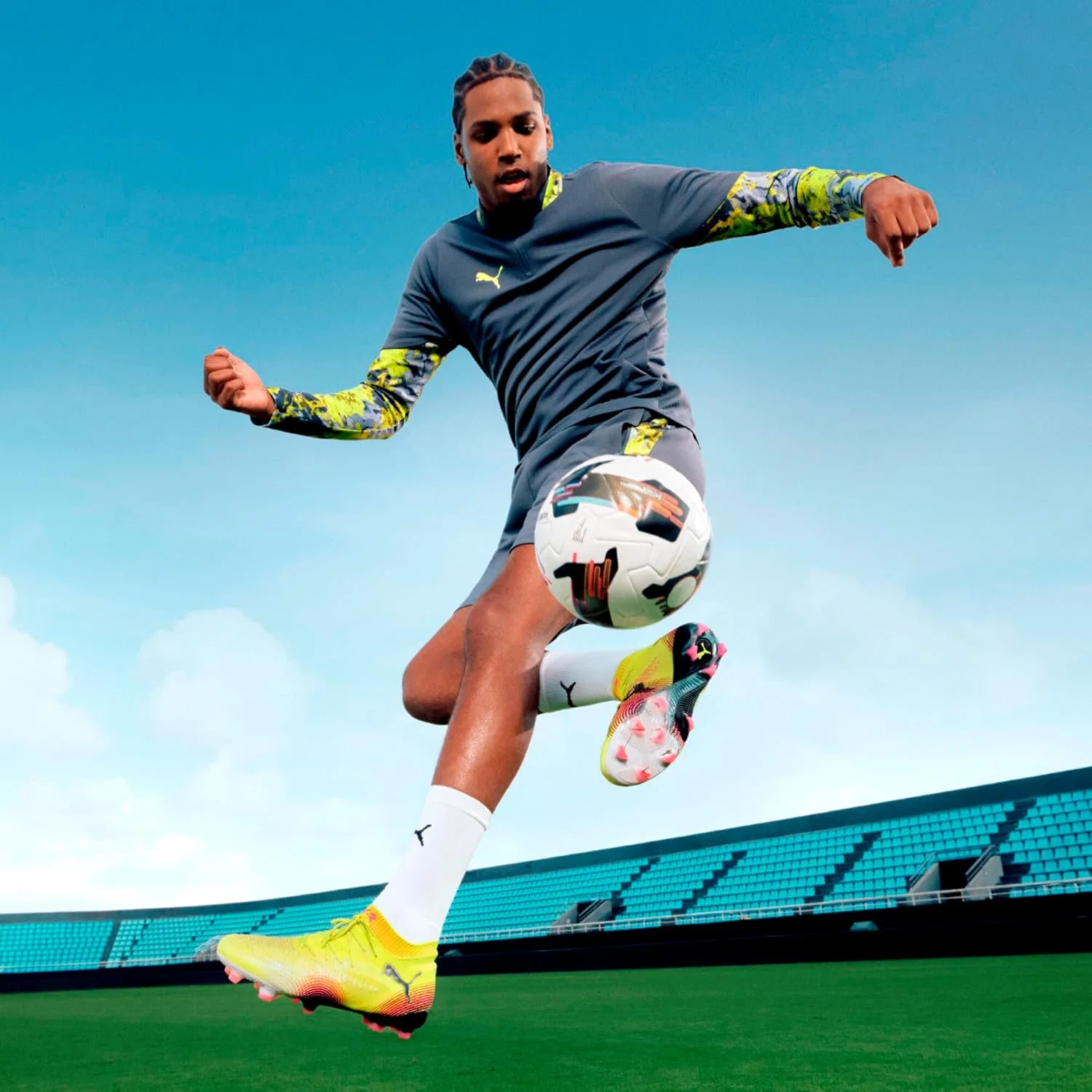 Кроссовки PUMA Future 8 Ultimate FG White Pack, унисекс — фото 3