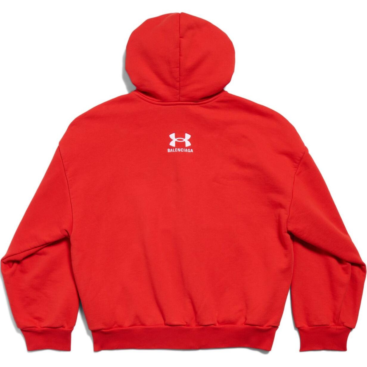 Under Armour X Толстовка унисекс красная Balenciaga, красный — фото 2
