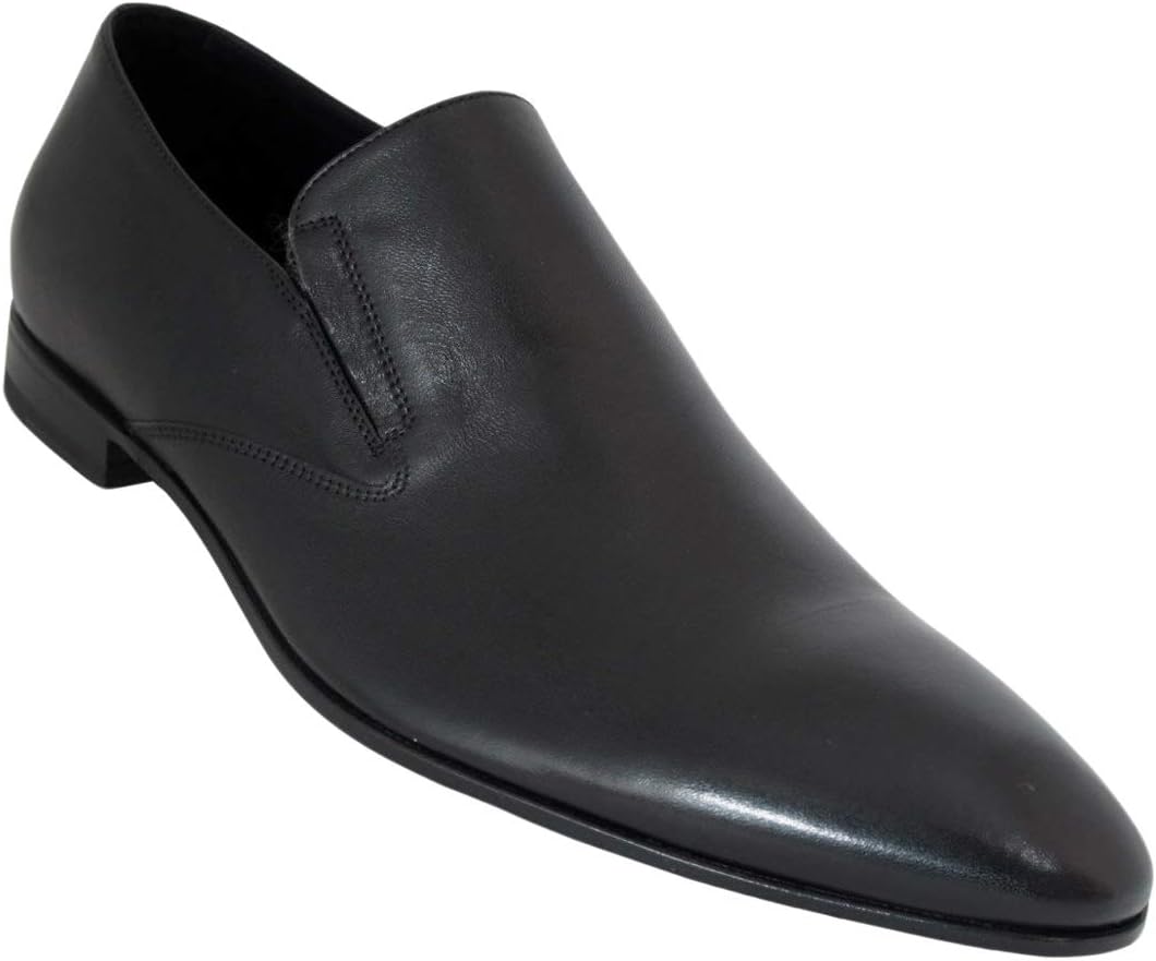 

Мужские итальянские кожаные туфли с заостренным носком Doucals 1129, черный