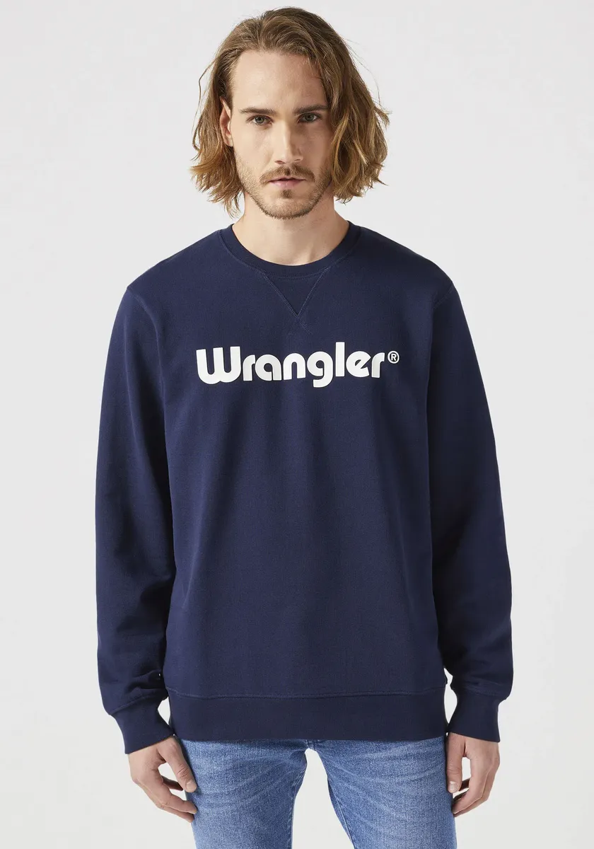 

Толстовка Wrangler "LOGO CREW", цвет морской волны