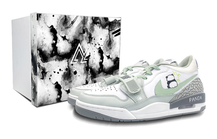 

Кроссовки Jordan Legacy 312 Skateboarding Shoes Men Low-top White/green/gray, белый