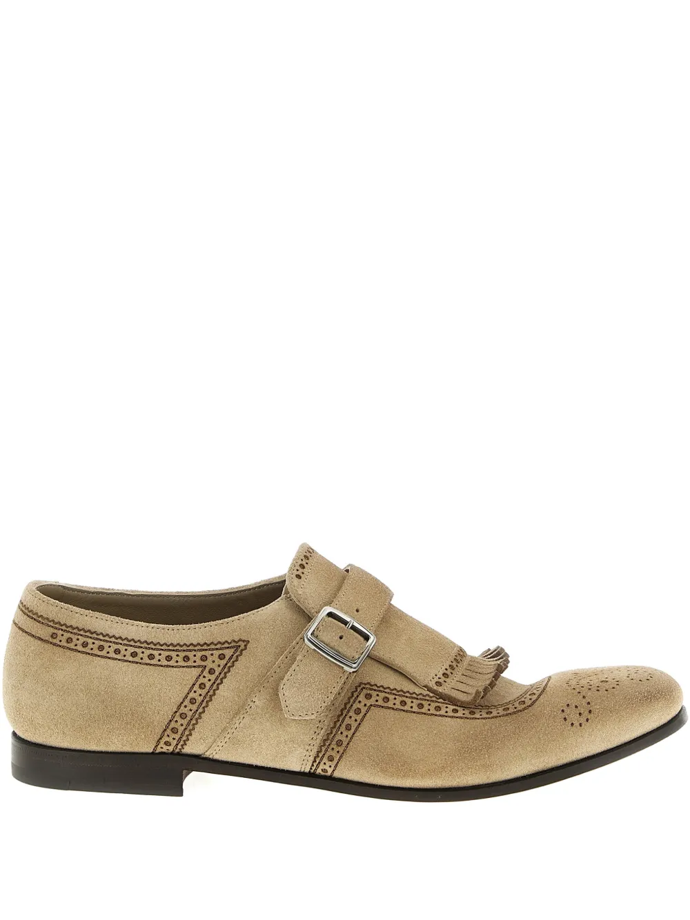 

Лоферы Shanghai с пряжкой и бахромой спереди Church'S, нейтральный