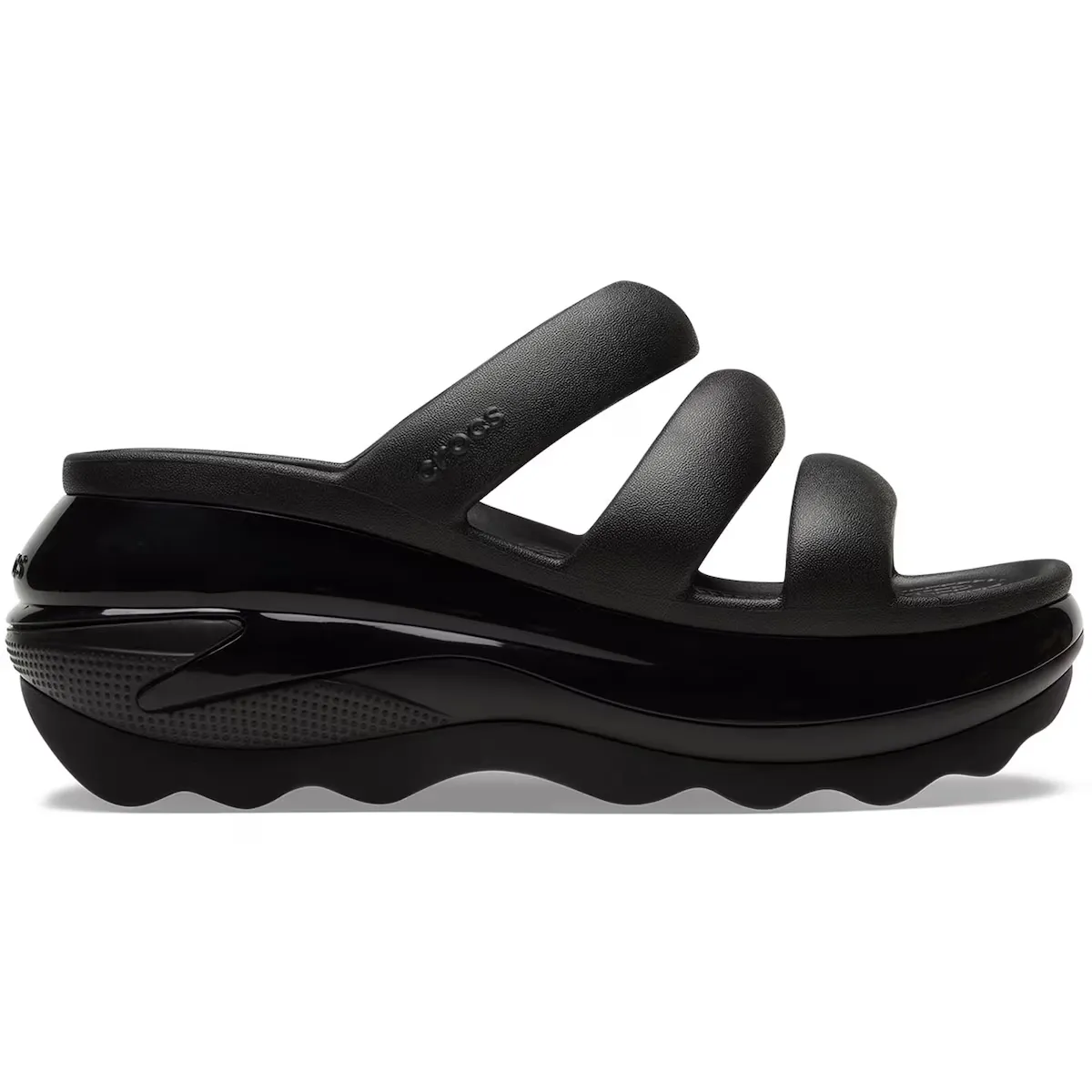 

Crocs Mega Crush Triple Strap U Шлепанцы унисекс, черный