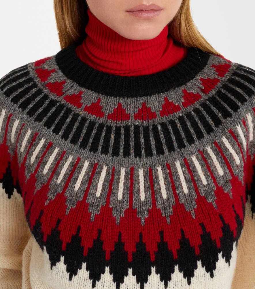 Свитер из шерсти и кашемира с узором фэр-айл Polo Ralph Lauren, Auth Cream Multi — фото 4