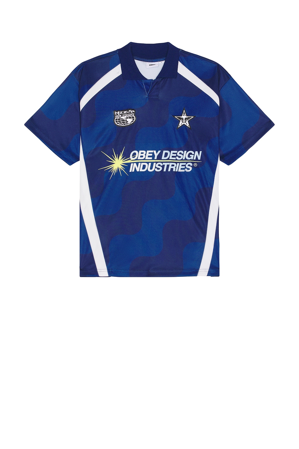 

Футбольная майка Obey, blue multi