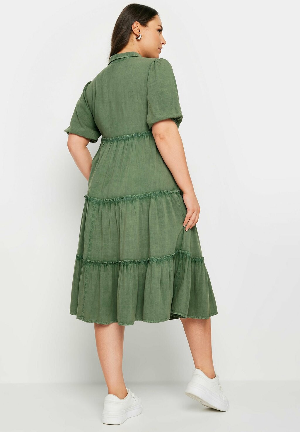 

Платье-рубашка MIDAXI Yours Clothing, зеленый