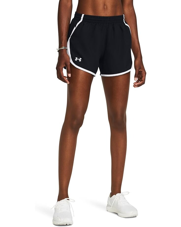 

Шорты Under Armour Fly By, цвет Black/White/Reflective