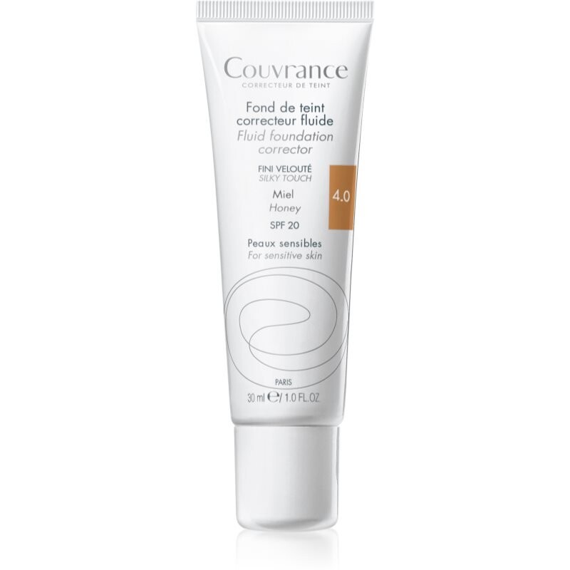 

Avène, Couvrance, Покрывающая жидкая основа Spf 20, оттенок 4.0 Мед, 30 мл Avene