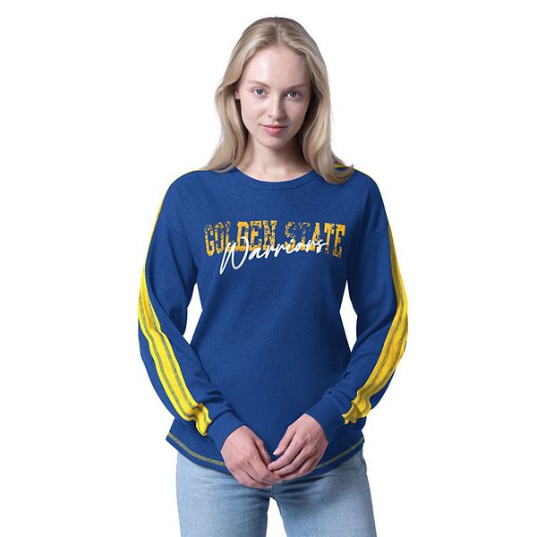 

Женская термофутболка с длинным рукавом heather royal golden state warriors advantage G-Iii 4Her By Carl Banks