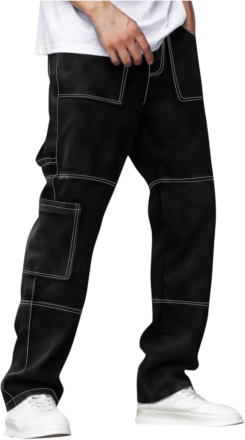 Джинсы прямые, деним, Black