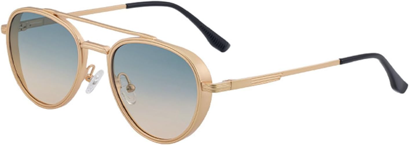 

Солнцезащитные очки-пилот для женщин, ретро-очки в квадратной оправе для мужчин, очки для вождения, путешествий и активного отдыха, защита от УФ-излучения mincl, Green Yellow