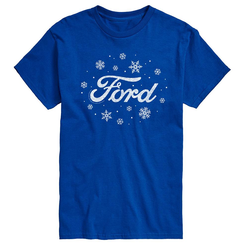 

Футболка с логотипом Big & Tall Ford Snowflakes Licensed Character, синий