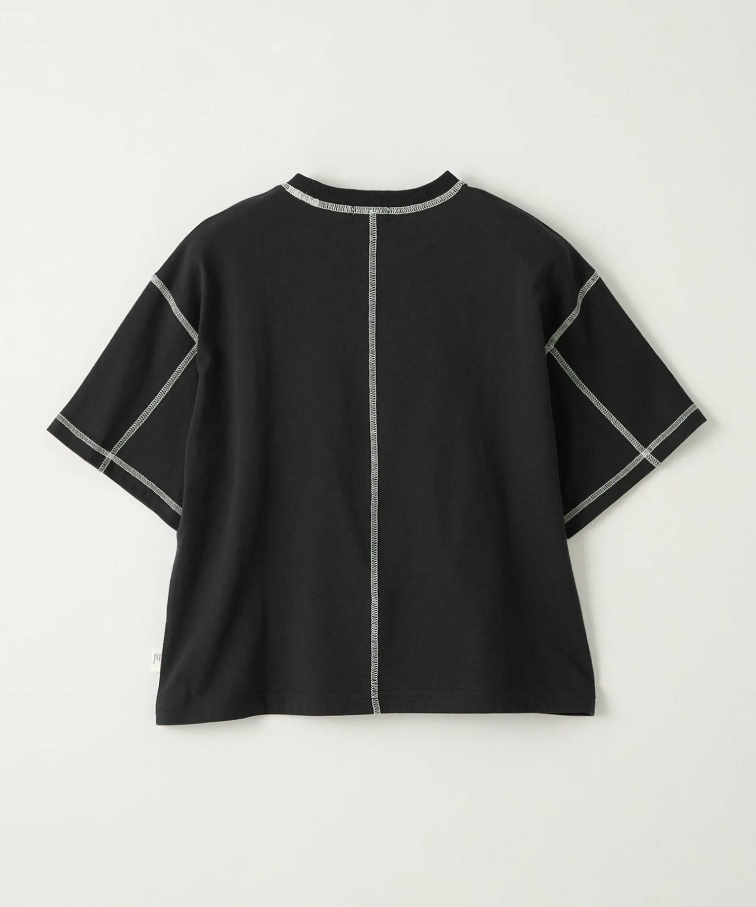 Футболка HC с цветной строчкой / Детская 100-160 см United Arrows Green Label Relaxing, Black — фото 2