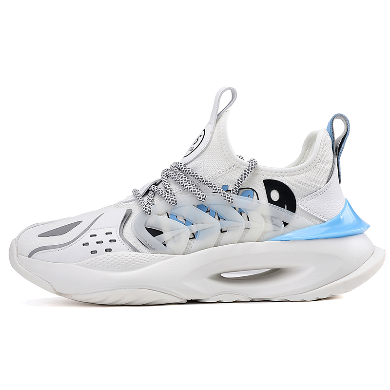 

Lin Feng Амортизирующие износостойкие низкие кеды мужские белый ледяной синий, цвет White Ice Blue